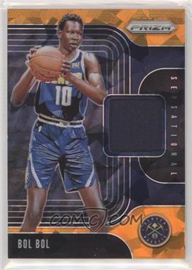 2019-20 Panini Prizm - Sensational Swatches Jersey - Orange Ice #SS-BOL - Bol Bol