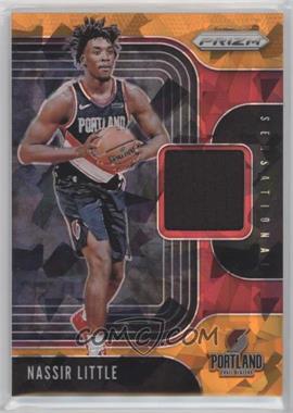 2019-20 Panini Prizm - Sensational Swatches Jersey - Orange Ice #SS-NSL - Nassir Little