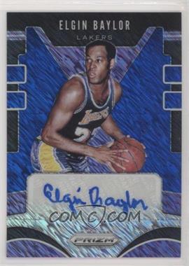 2019-20 Panini Prizm - Signatures - 1st Off the Line Blue Shimmer #SG-EBY - Elgin Baylor