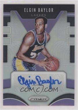 2019-20 Panini Prizm - Signatures - Silver Prizm #SG-EBY - Elgin Baylor