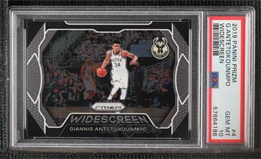 2019-20 Panini Prizm - Widescreen #4 - Giannis Antetokounmpo [PSA 10 GEM MT]