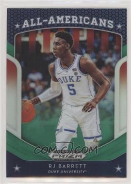 2019-20 Panini Prizm Draft Picks - [Base] - Green Prizm #62 - All Americans - RJ Barrett