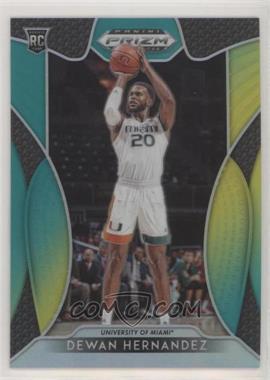 2019-20 Panini Prizm Draft Picks - [Base] - Green and Yellow Prizm #63 - Dewan Hernandez /249