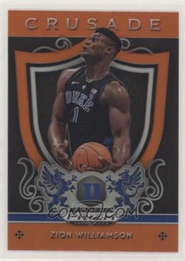 2019-20 Panini Prizm Draft Picks - [Base] - Orange Prizm #51 - Crusade - Zion Williamson