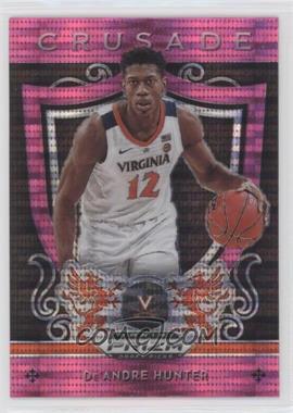 2019-20 Panini Prizm Draft Picks - [Base] - Pink Pulsar Prizm #78 - Crusade - De'Andre Hunter