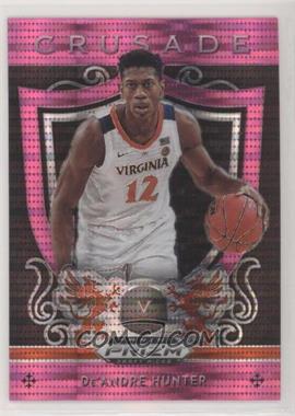 2019-20 Panini Prizm Draft Picks - [Base] - Pink Pulsar Prizm #78 - Crusade - De'Andre Hunter