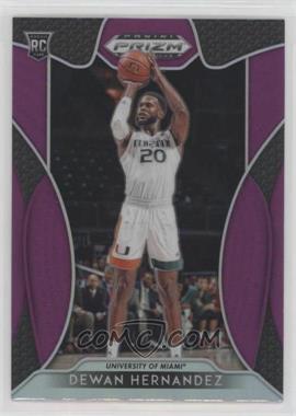 2019-20 Panini Prizm Draft Picks - [Base] - Purple Prizm #63 - Dewan Hernandez