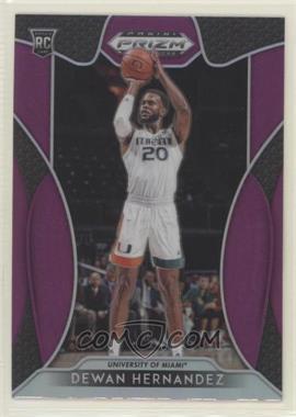 2019-20 Panini Prizm Draft Picks - [Base] - Purple Prizm #63 - Dewan Hernandez