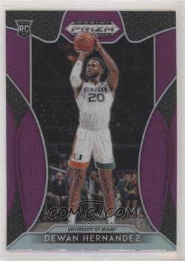 2019-20 Panini Prizm Draft Picks - [Base] - Purple Prizm #63 - Dewan Hernandez