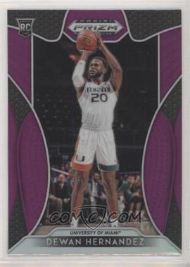 2019-20 Panini Prizm Draft Picks - [Base] - Purple Prizm #63 - Dewan Hernandez