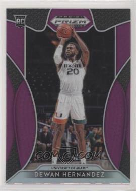 2019-20 Panini Prizm Draft Picks - [Base] - Purple Prizm #63 - Dewan Hernandez