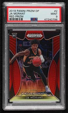 2019-20 Panini Prizm Draft Picks - [Base] - Red Prizm #2 - Ja Morant [PSA 9 MINT]