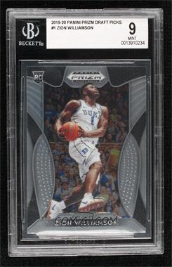 2019-20 Panini Prizm Draft Picks - [Base] #1 - Zion Williamson [BGS 9 MINT]