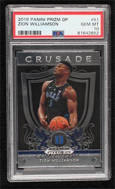 2019-20 Panini Prizm Draft Picks - [Base] #51 - Crusade - Zion Williamson [PSA 10 GEM MT]