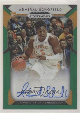 2019-20 Panini Prizm Draft Picks - Draft Picks Autographs - Green Prizm #42 - Admiral Schofield