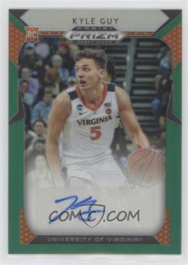 2019-20 Panini Prizm Draft Picks - Draft Picks Autographs - Green Prizm #55 - Kyle Guy