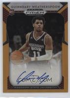 Quinndary Weatherspoon #/125