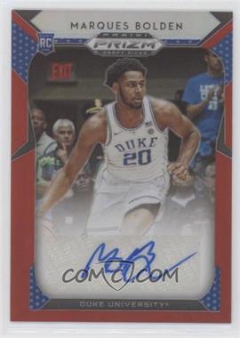 2019-20 Panini Prizm Draft Picks - Draft Picks Autographs - Red Prizm #112 - Marques Bolden