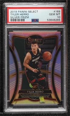 2019-20 Panini Select - [Base] - Silver Prizm #169 - Premier Level - Tyler Herro [PSA 10 GEM MT]