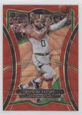 2019-20 Panini Select - [Base] - Tmall Red Wave Prizm #190 - Premier Level - Jayson Tatum