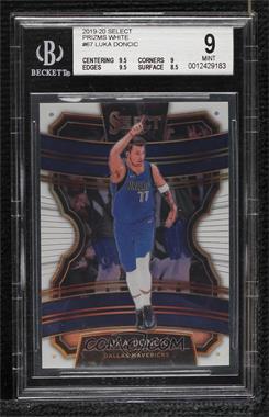2019-20 Panini Select - [Base] - White Prizm #67 - Concourse - Luka Doncic /149 [BGS 9 MINT]