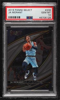 2019-20 Panini Select - [Base] #208 - Courtside - Ja Morant [PSA 10 GEM MT]