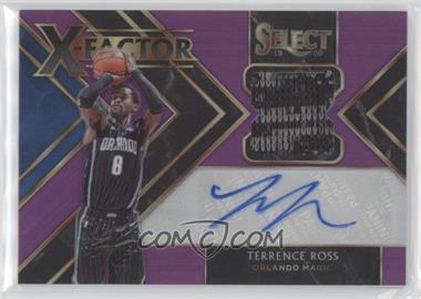 2019-20 Panini Select - X-Factor Memorabilia Signatures - Purple #XF-TRS - Terrence Ross /99