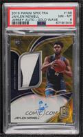 Rookie Jersey Autographs - Jaylen Nowell [PSA 8 NM‑MT] #/3