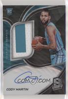 Rookie Jersey Autographs - Cody Martin #/39