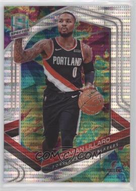 2019-20 Panini Spectra - [Base] - Celestial Prizm #10.2 - Variation - Damian Lillard (Black Jersey) /99