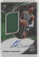 Rookie Jersey Autographs - Romeo Langford #/149