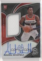 Rookie Jersey Autographs - Admiral Schofield [Noted] #/149