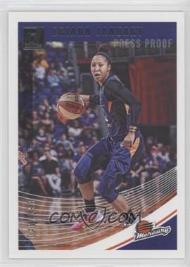 2019 Panini Donruss WNBA - [Base] - Press Proof Silver #27 - Briann January /199