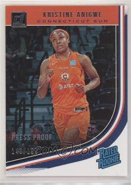 2019 Panini Donruss WNBA - [Base] - Press Proof Silver #89 - Rated Rookies - Kristine Anigwe /199