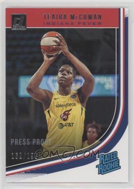 2019 Panini Donruss WNBA - [Base] - Press Proof Silver #92 - Rated Rookies - Teaira McCowan /199