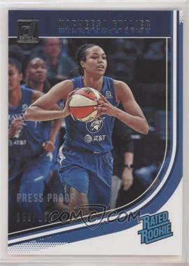 2019 Panini Donruss WNBA - [Base] - Press Proof Silver #95 - Rated Rookies - Napheesa Collier /199