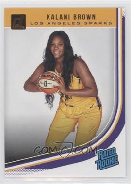 2019 Panini Donruss WNBA - [Base] #97 - Rated Rookies - Kalani Brown