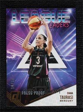 2019 Panini Donruss WNBA - League Leaders - Press Proof Gold Laser #8 - Diana Taurasi /10