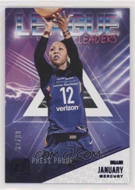 2019 Panini Donruss WNBA - League Leaders - Press Proof Purple #7 - Briann January /99 [EX to NM]