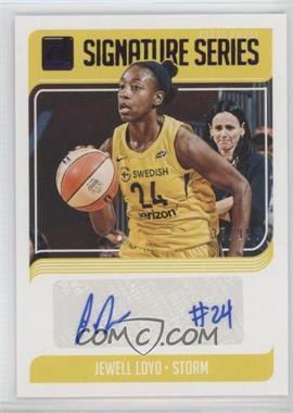 2019 Panini Donruss WNBA - Signature Series - Press Proof Purple #SS-JLD - Jewell Loyd /99