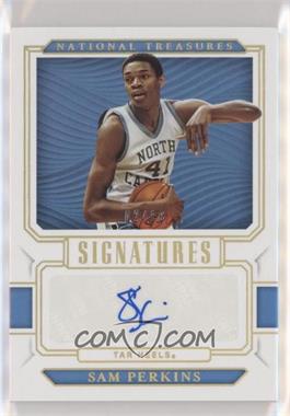 2019 Panini National Treasures Collegiate - [Base] - Gold #SS-59 - Signatures - Sam Perkins /10