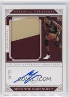 College Materials Signatures - Mfiondu Kabengele #/25