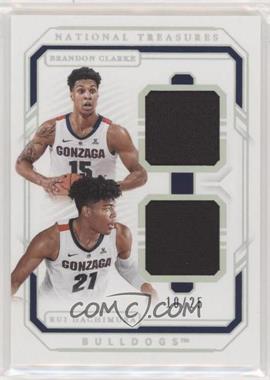 2019 Panini National Treasures Collegiate - Combo Team Materials #1 - Brandon Clarke, Rui Hachimura /25