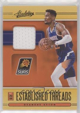 2020-21 Panini Absolute Memorabilia - Established Threads - Level 1 #ET-AYT - Deandre Ayton