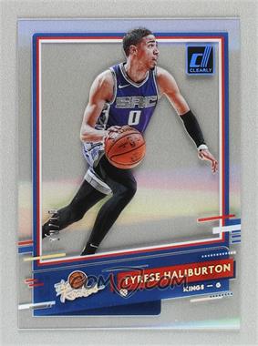 2020-21 Panini Clearly Donruss - Clearly The Rookies - Holo Silver #5 - Tyrese Haliburton /10