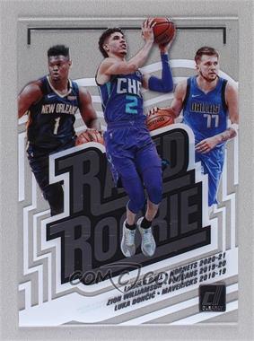 2020-21 Panini Clearly Donruss - Rookie Special #1 - LaMelo Ball, Luka Doncic, Zion Williamson