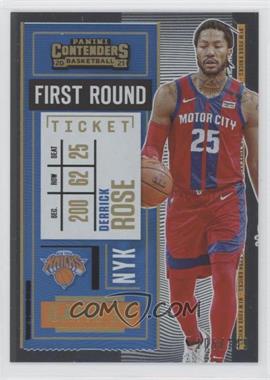 2020-21 Panini Contenders - [Base] - First Round Ticket #27 - Derrick Rose /149
