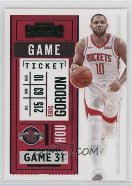 2020-21 Panini Contenders - [Base] - Game Ticket Green #12 - Eric Gordon