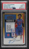 Rookie Ticket - Saddiq Bey [PSA 9 MINT] #/10