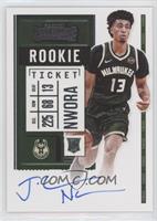 Rookie Ticket Variation - Jordan Nwora